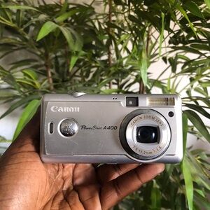 Canon PowerShot A400 Digital Point & Shoot Camera 3.2 MP 2.2x Zoom Tested Works